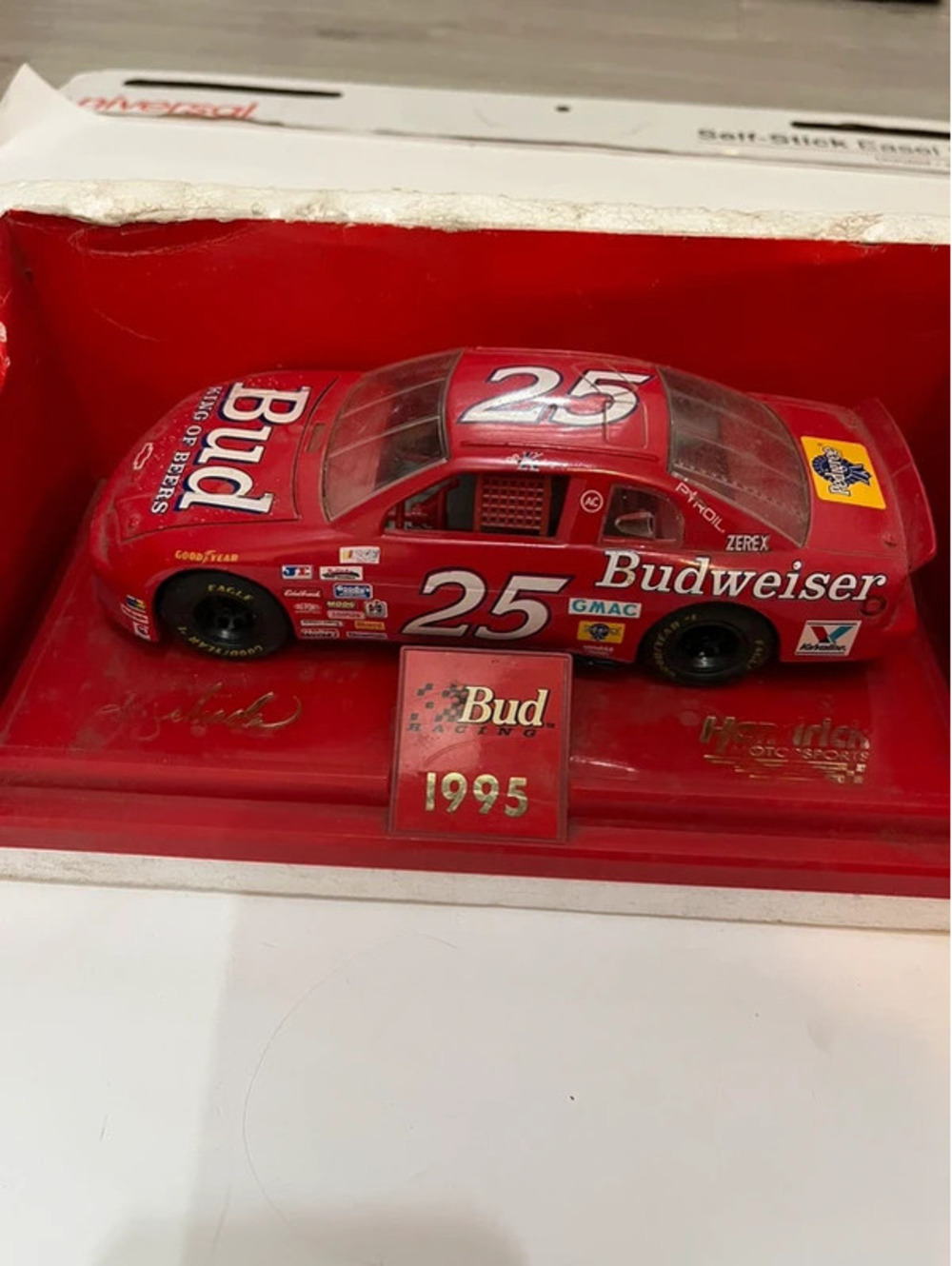 Vintage collectible car #25 Budweiser 1996 Monte Carlo